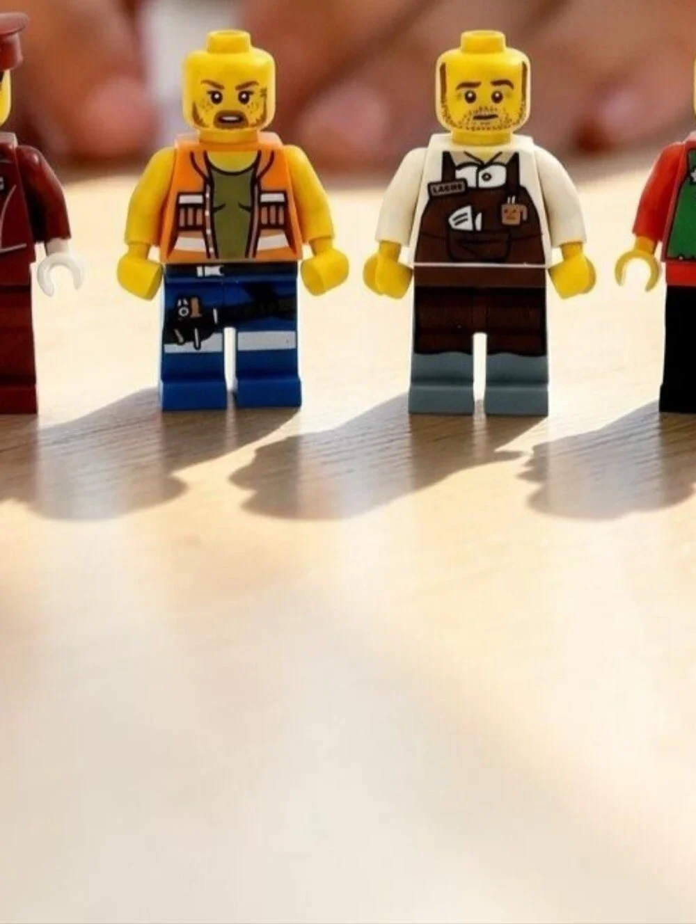 (Lot Of 4)LEGO Assorted Miniature Figure Pilot/Jungle Worker/Café Barista/Ninja